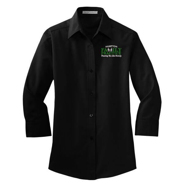 Ladies 3/4 Sleeve Easy Care Shirt Thumbnail