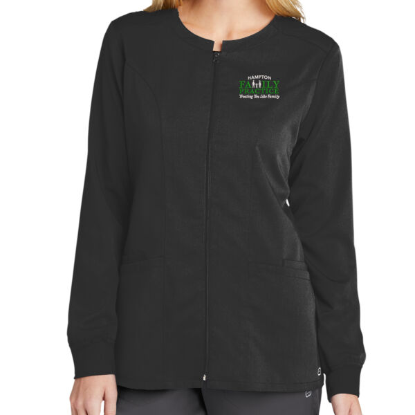 Women's Premiere Flex ™ Full Zip Scrub Jacket Thumbnail