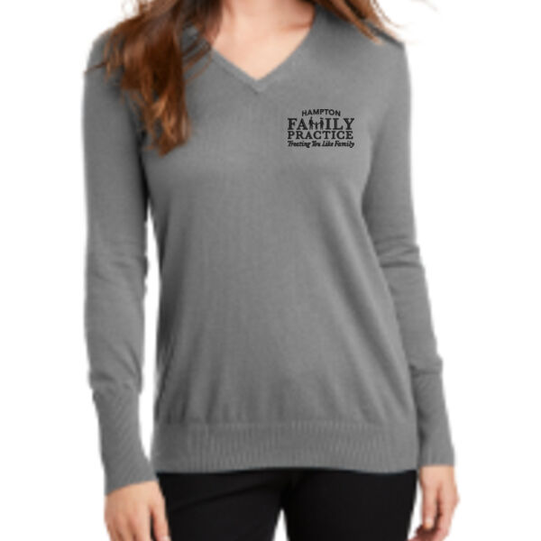 Ladies Vneck Sweater Thumbnail