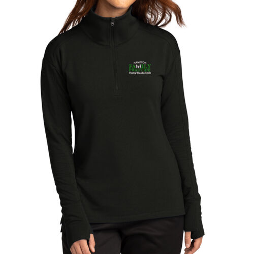 Ladies Polyester 1/4 Zip Thumbnail
